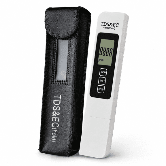 4in1 Digital Water Tester Pen, Measure TDS, EC, Temperature /, 09999ppm Accurate Water Quality Meter for Drinking Water, Hydroponics, Aquarium, RO Water System, Pool and Spa