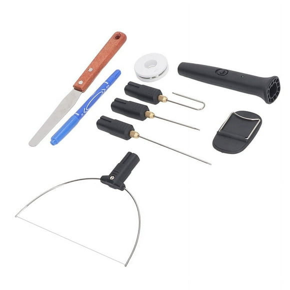 4 in 1 Electric Foam Cutter with Voltage Controller Hot Wire Board Cutting Machine Kit US Plug