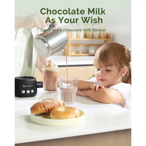 4-in-1 Electric Milk Frother, 600W Smart Touch Control Hot Cold Foam Maker for Latte Cappuccino with Memory Function, 16.9oz Capacity