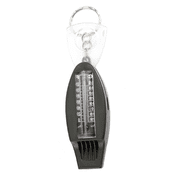 4-in-1 Emergency Whistle with Compass, Magnifying Glass, Thermometer for Wilderness Survival