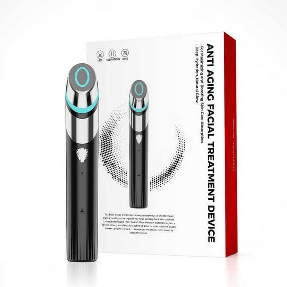 4-in-1 Facial Blue Light Therapy Skincare Wand Home Use Beauty Equipment for Enhanced Absorption, Pore Refinement