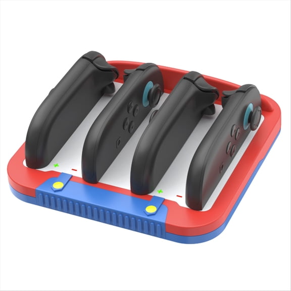 4-in-1 Fast Charging Stand for Nintendo Switch 2 Left Right Game Controllers-Red