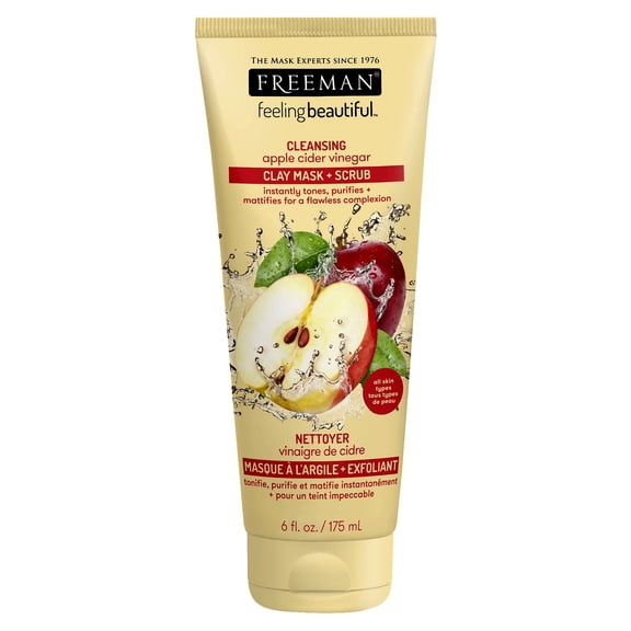 4-in-1 Foaming Clay, Apple Cider Vinegar 6 oz