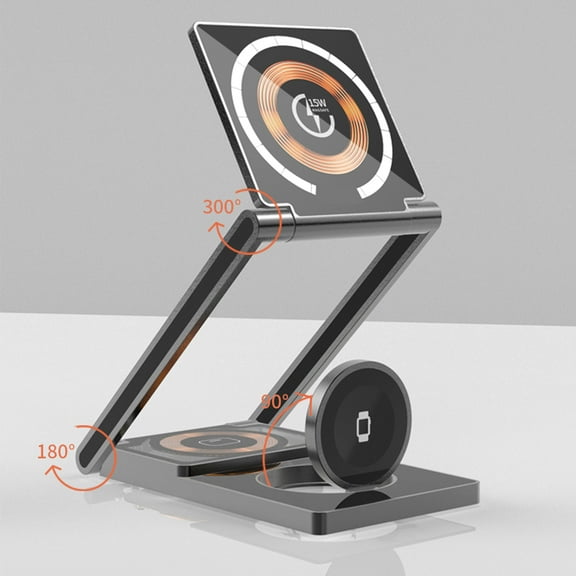 4-in-1 Folding Magnetic Wireless Charging Stand