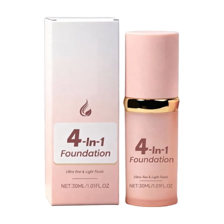 4-in-1 Foundation，Concealing, Hydrating, Long-Lasting Foundation for Dry Fair Skin