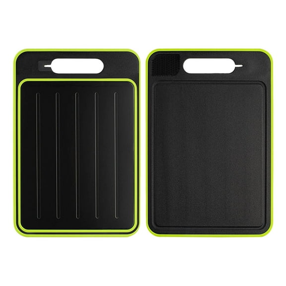 4-in-1 -Function Kitchen Defrosting Tray with Integrated Grater and Sharpener Large Double-Sided Chopping Board