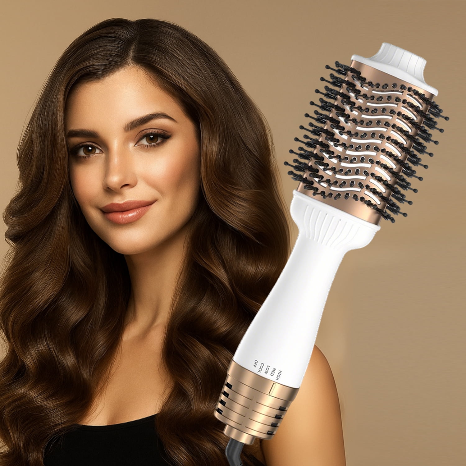 4-in-1 Hair Dryer Brush for Home Volumizer with Negative Ion for