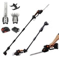 thumbnail image 1 of 4 in 1 Hedge Trimmer with Extension Pole for Shrub, Garden, Grass and Lawn(21V Battery and Charger Include), 1 of 16