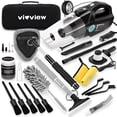 thumbnail image 1 of 4‑in‑1 High Power Handheld Car Vacuum Cleaner, All‑in‑One Car Interior Detailing Kit, Portable Auto Cleaning Tool Set for Car Seat, Carpet, Gap and Dashboard Deep Cleaning, 1 of 6