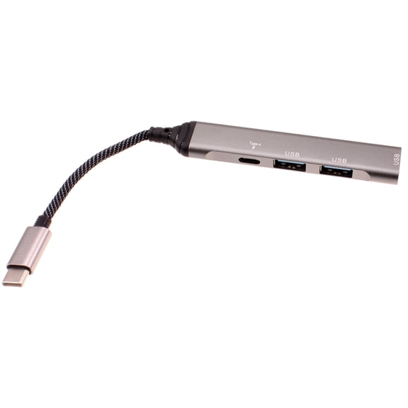 4-in-1 Hub PD USB-C Adapter for iPad Air 11" (2024 6th Gen)/13" (1st Gen 2024) - TYPE-C Charger Port USB Splitter