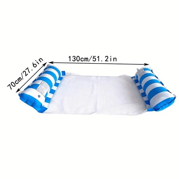 4-in-1 Inflatable Pool Float Multi-Purpose Hammock, Chair, Drifter & Lounge for Relaxing Water Fun