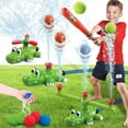 thumbnail image 1 of 4-in-1 Kids Water Sprinklers T Ball Set & Water Ball Toy, Crocodile Baseball Sprinkler for Backyard Outdoor Summer Toys for Boys Girls Outside Yard Water Game Toys for Kids Toddlers Ages 3-8, 1 of 7