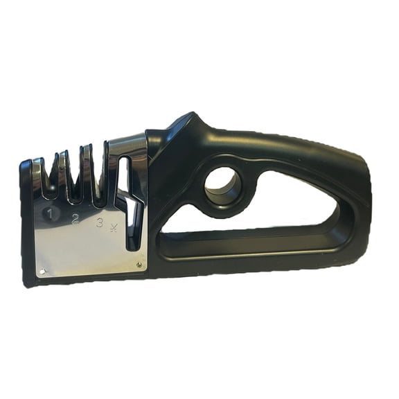 4-in-1 Knife & Scissors Sharpener - Diamond Coated Kitchen Tool for Blades, Scissors, Multi-Functional Fast Sharpening