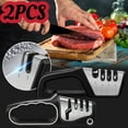 thumbnail image 1 of 4-in-1 Knife Sharpener, 2PCS Original Premium Polish Blades, Best Kitchen Knife Sharpener Really Works for Fruit Knife and Steel Knives, Scissors, 1 of 7