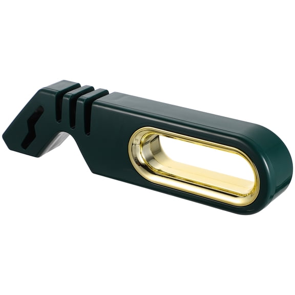 NUOLUX Professional Kitchen Whetstone Sharpener Green for Scissors and Cutters