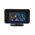 4 in 1 LCD 12V/24V Oil Pressure Voltmeter Volt Water Temperature Oil