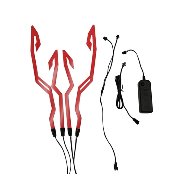 4-in-1 LED Light Motorcycles Helmet Night Riding Signal Flashing Strip Bar
