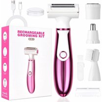 Electric Razor for Women, LAVERNER 2 In 1 Glide Pro 3.0 Painless Shaver ...