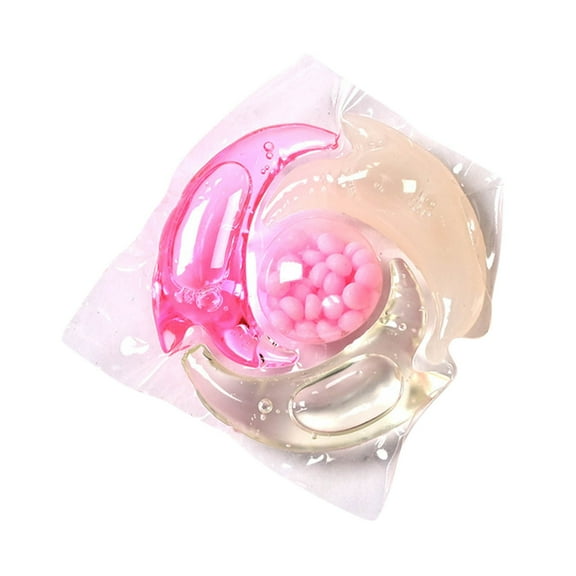 4-in-1 Laundry Detergent Gel Capsules for Stain Removal with Long Lasting Freshness, Color Safe and Gentle on Skin in Pink