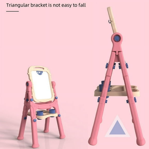 4 in 1 Magnetic Board, Chalkboard, Painting Easel, and Drawing White Board for Kids Toddler