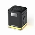 thumbnail image 1 of 4 in 1 Magnetic Wireless Charger Stand Foldable Cube Charger Stand Fast Charging Dock Station Black,1 * Charger,Black, 1 of 6