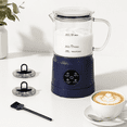 4-in-1 Milk Frother and Steamer with LED Touch Screen, Ceramic Lining ...
