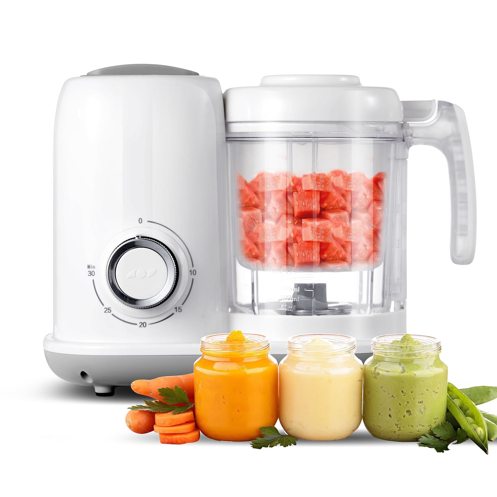 4 in 1 Mini Baby Food Maker Food Processor Blender Cook healthy Toddler Feeding