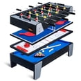 thumbnail image 1 of 4-in-1 Mini Multi Game Table, Combination Game Table, Childrens Combo Arcade Set w/Pool Billiards, Hockey, Foosball and Table Tennis for Home, Play Room,Friends & Family, 1 of 6
