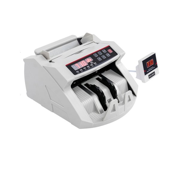 4-in-1 Money Counter, 900 Notes/Min Portable Bill & Currency Detector for Banks
