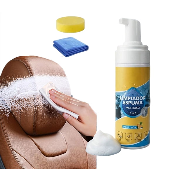 4-in-1 Multi-Enzyme Foam Cleaner-DeepClean Car, Kitchen, Bathroom & Sofa, 150ml All Purpose Deep Cleaning Spray