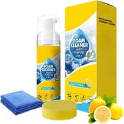 4-in-1 Multi-Enzyme Foam Cleaner, Professional Deep Cleaning for Car Interior, Kitchen, Bathroom & Sofa, Heavy-Duty Grease & Stain Remover, Powerful Multipurpose Enzyme Foam Cleaner