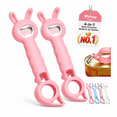 Ready Rabbit Png 4-in-1 Multi-Function Bottle & Jar Opener Easy Grip Bunny Tool | Rabbit ...