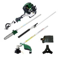 【LuckyNote】31CC 4-Cycle Gas 4-in-1 Garden Tool System with Pole Saw, Hedge Trimmer, Grass Trimmer & Brush Cutter