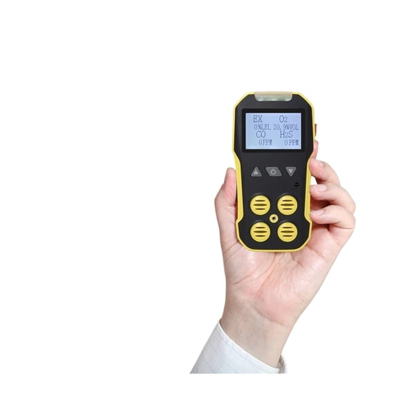 4 in 1 Multi Gas Detector O2 H2S CO LEL Gas Meter Oxygen Hydrogen Sulfide Carbon Monoxide Combustible Gas Leak Detector