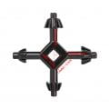 4 in 1 Multifunctional Alloy Drills Chuck Key Fit Handheld Drilling Tool
