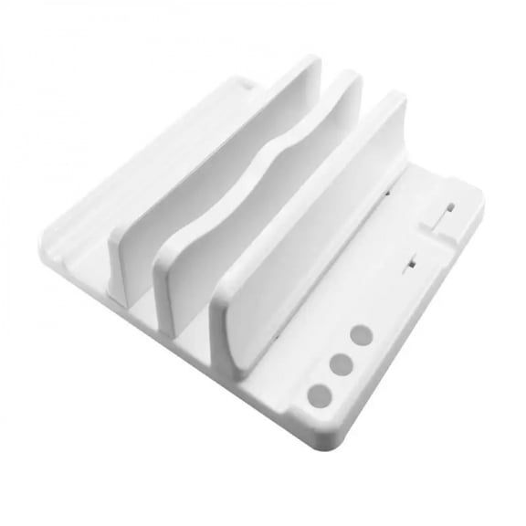 4 in 1 Office Laptop Stand Vertical Save Desktop Space Easy To Place Computer Accessories Scalable Width Office Desk Storage