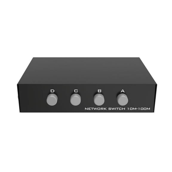 4 in 1 Out 100/1000Mbps Mini Gigabit Network Switch 5 Port Ethernet Internet Splitter Desktop RJ45
