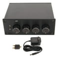4 in 1 Out RCA Stereo Mixer HiFi Dual Channel Adjustable Volume 4 Way