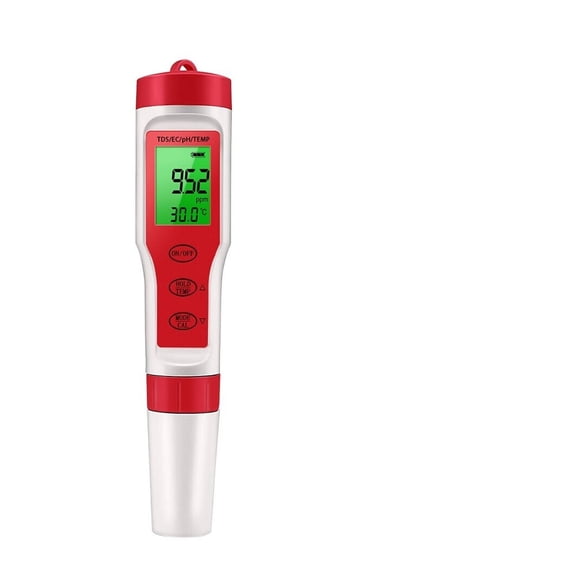 4/5 in 1 PH Meter TDS EC ORP Salinity S. G Temperature Meter With Backlight Digital Water Quality Monitor Tester for Aquarium ,Reliable - 4 IN 1 PH METER_X