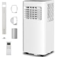 thumbnail image 1 of 4-in-1 Portable Air Conditioners with Remote Control,10000BTU Portable AC Units Cools 350 Sq.Ft with with Cool,Fan,Dehumidifier,Sleep 24H Timer，Easy Install Kit for Bedroom,Office,Dorm, 1 of 8