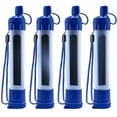 thumbnail image 1 of 4-in-1 Portable Water Filter Straw, Personal Emergency Water Purifier Survival Filtration Device for Camping Hiking Travel Outdoor Emergency Preparedness Kits, 1 of 6