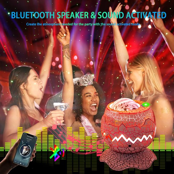 4-in-1  Projector with  Speaker & White Noise -   Light for Bedroom