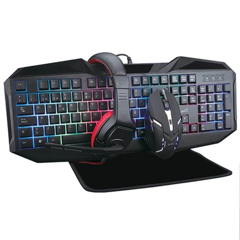  RGB PC Gaming Accessories Combo Kit - Gaming Keyboard