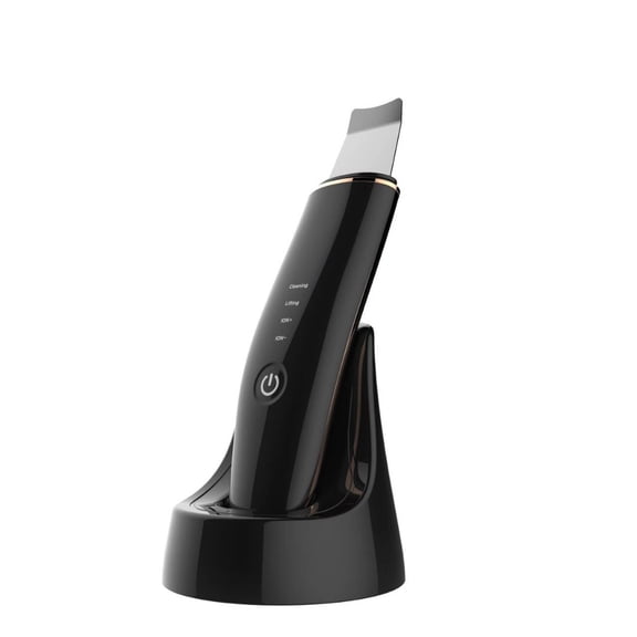 4-in-1 Rechargeable Ultrasonic Skin Spatula with EMS and Deep Pore Cleansing Function