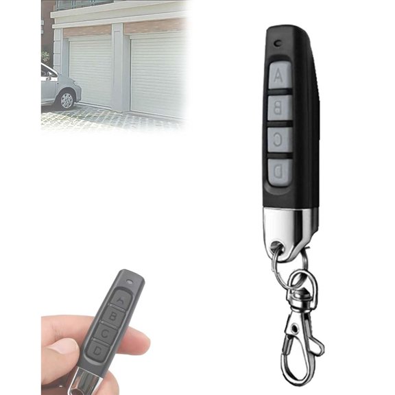 4-in-1 Remote Control Duplicator, Key Fob Duplicator, Garage Remote Duplicator, Universal Garage Door, Wireless Cloning Key Fob Duplicator, Remote Control Duplicator for Cars