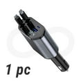 thumbnail image 1 of 4-in-1 Retractable Car Charger, 120W USB-C Fast Adapter with Lighting Cable & Dual Ports for iPhone, iPad, AirPods, Samsung, Google Pixel, 1 of 7