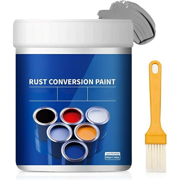 4-in-1 Rust Converter Paint for Metal – Weatherproof, Water-Based, Long-Lasting Rust Prevention & Protection, 17.64 OZ