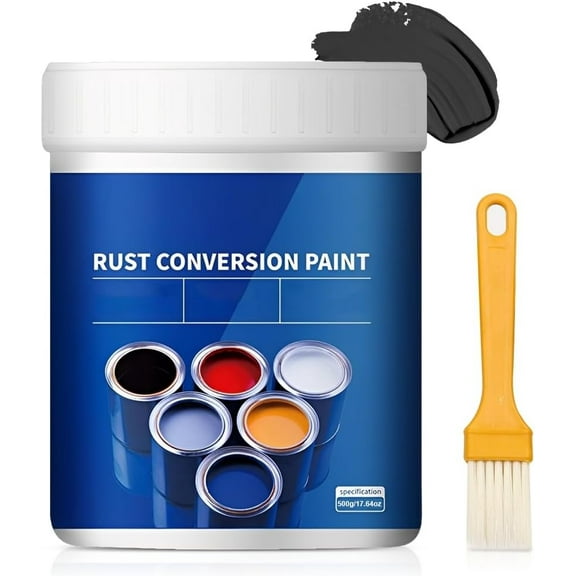 4-in-1 Rust Converter Paint for Metal – Weatherproof, Water-Based, Long-Lasting Rust Prevention & Protection, 17.64 OZ
