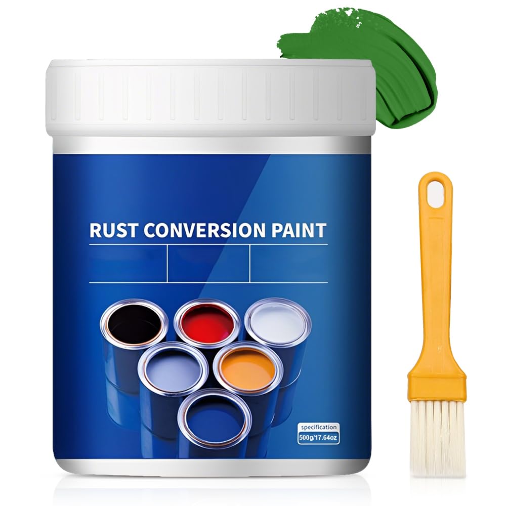 4-in-1 Rust Converter Paint for Metal Weatherproof, Water-Based, Long ...