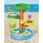 4-in-1 Sand Water Table, Sandbox Table with Beach Sand Water Toy, Kids Table Activity Sensory Play Table Sand Water Toy for Outdoor Backyard for Toddlers Age 3-6